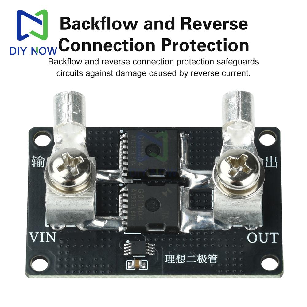 40A 65A 100A Ideal Diode Module No Voltage Limitation Suitable for Solar Charging Anti-Reverse Current Anti-Reverse Connection