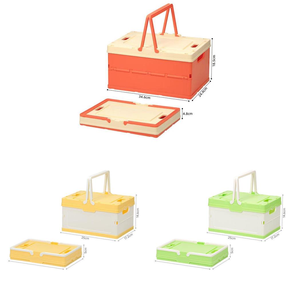 Foldable Multifunctional Pp Storage Bin With Handle For Kitchen And Pantry Organization