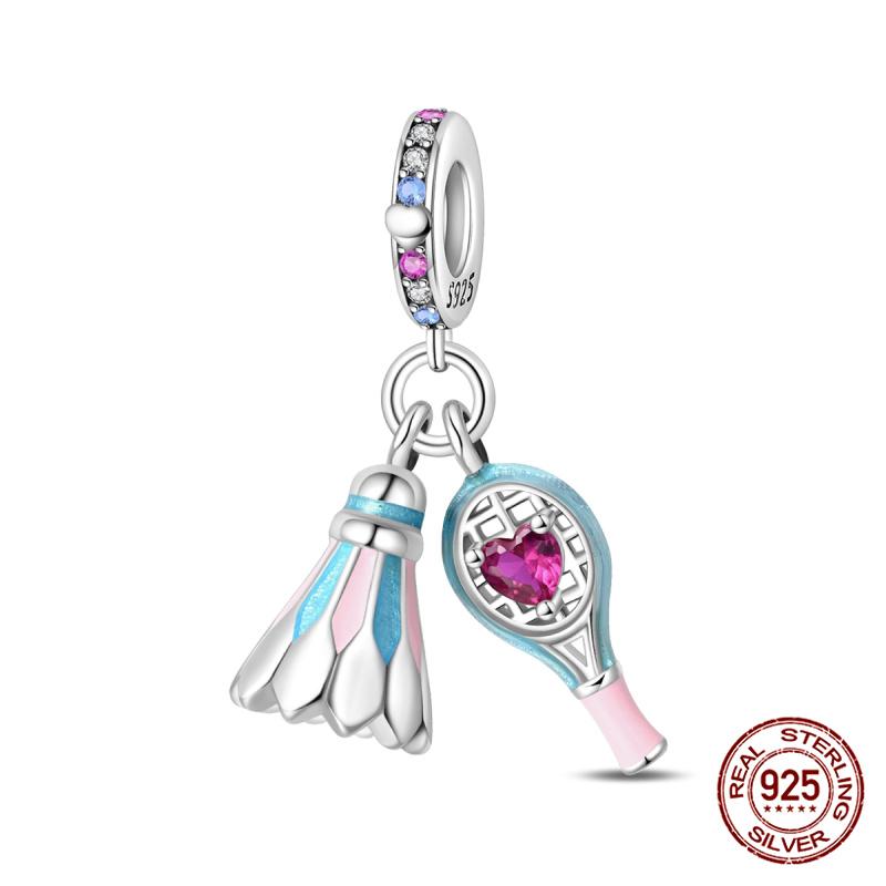 New 100% Copper Summer Coconut Beach Travel Ai Robot Charms Fit Originalbracelet Diy Jewelry Making Women Gift