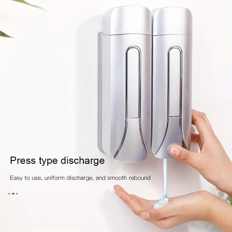 Wandmontierter Flüssigseifenspender Badezimmer Duschgelbehälter Shampoo Flasche Handpresse für Küche Badezimmerzubehör