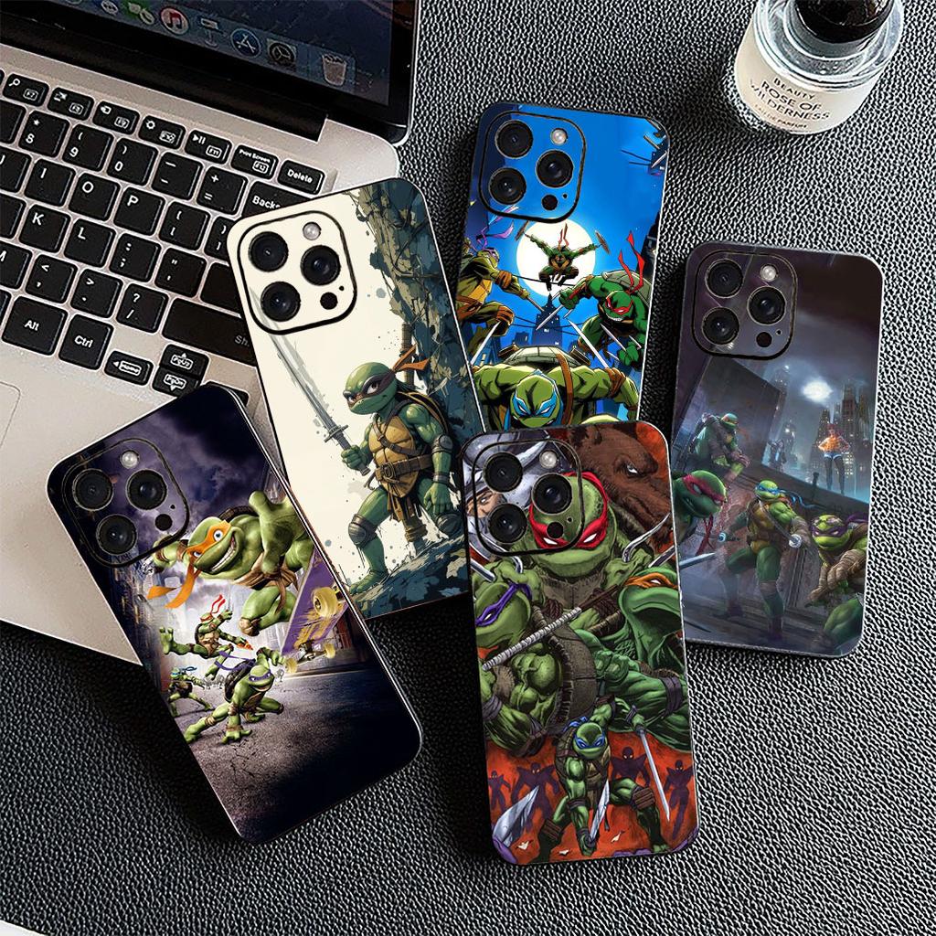 Casing for Apple iPhone 17 Pro XS Max Air 6 7 8 Plus 5 + SE 2022 SE2 16E Phone Cover Soft Case Ninjas Poster Turtles Wallpaper