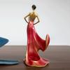 Decorative Wine Rack Resin Buty Lady Wine Bottle Holder Stand for Kitchen Bar Countertop