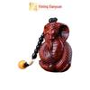 Rosewood Bamboo Joint Golden Cicada Carving – Boyfriend's Personal Ornament