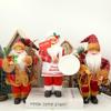 30cm Christmas Decoration for Home Santa Claus Doll Navidad Party Decor Xmas Ornaments New Year Gift
