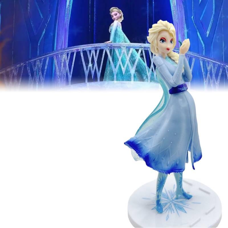 Frozen Figurine Elsa Anime Model Toys Statuary Ornament Christmas Gifts