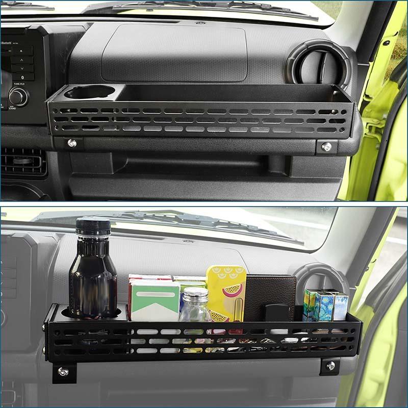 Copilot Armrest Handle Storage Box Organizer Container Aluminum Alloy Accessories Fit for Suzuki Jimny 2019 Up Car Accessories