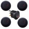 20x Blue Green Yellow Red LED Dot Light 12V Car Auto ON/OFF Toggle Switch Sales