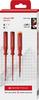 PB Swiss Tools SwissGrip Classic Insulated Screwdriver Set and In Paper 3-Piece (Slotted Phillips) Box, 5550.CBB