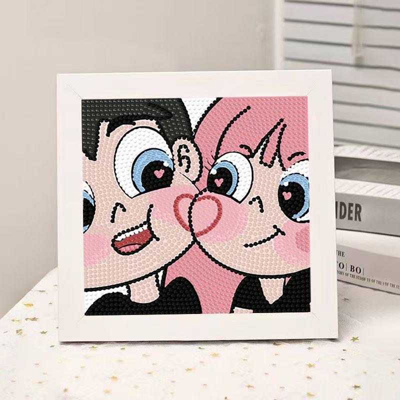 High-End Diamond Painting Diy Van Gogh Starry Sky Cat Creative Handmade Toy Table Decoration Diamond Painting With Frame