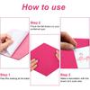 21 Pieces Pin Board Hexagon Felt Board Tiles Bulletin Board Memo Board Notice Board with 40 Pieces Push P for Home Office Classroom Wall Decor 5.9 x
