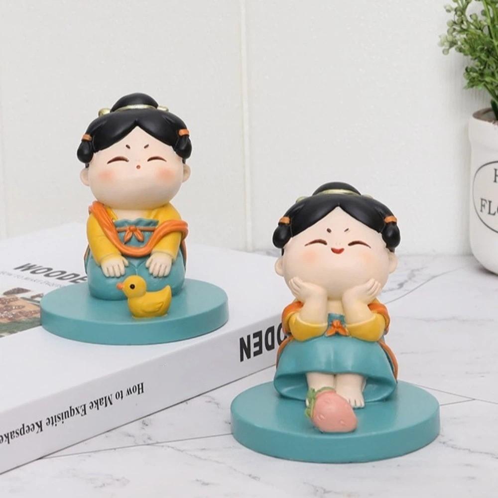 Resin Chinese New Year Ornaments Chinese New Year Style Mobile Phone Stand Home Party Decor