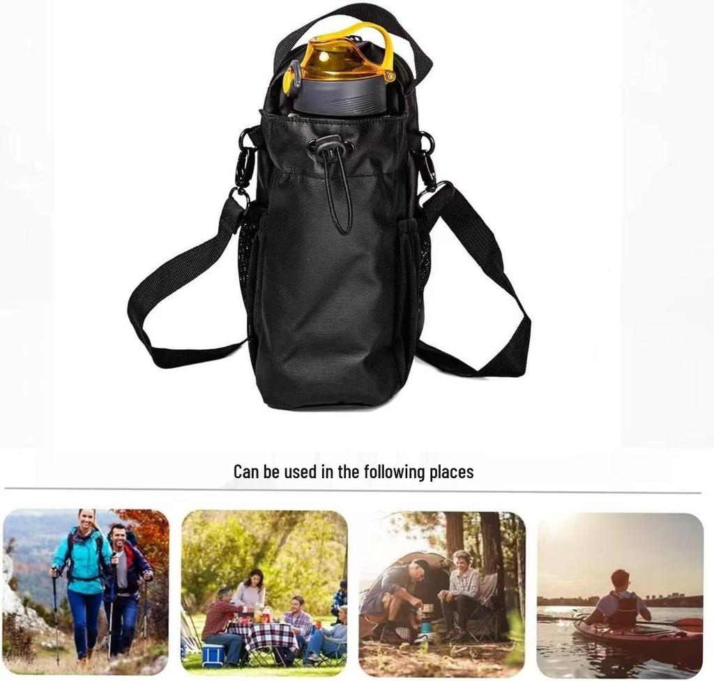 Transgraniczna torba na magnetyczną butelkę na wodę do fitnessu: Duża torba Crossbody na siłownię dla mężczyzn