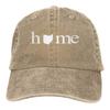 Cotton Denim Cap Home In Ohio State Baseball Dad Cap Adjustable Classic Sports for Men Women Hat Gray One Size