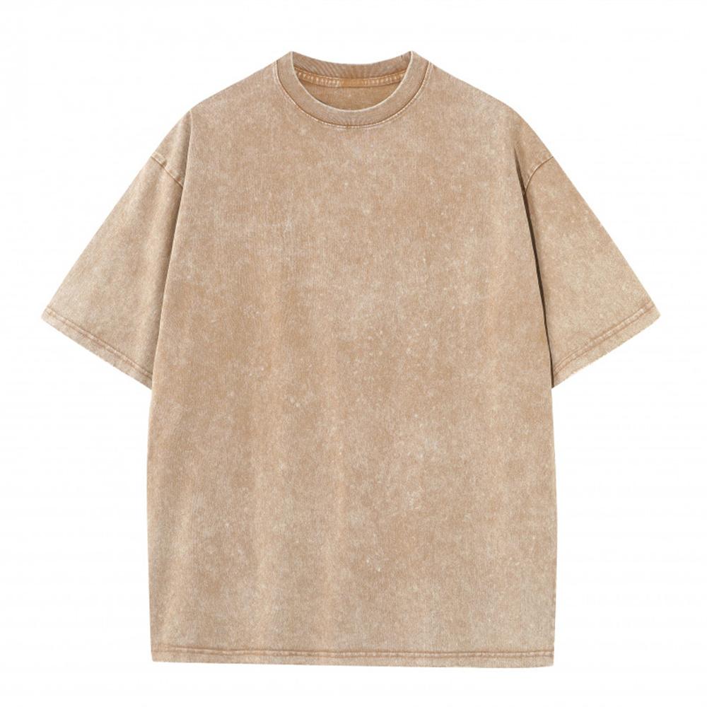 

Cotton American Large Size T Shirts Men Summer Vintage Clothes Washed Tees Casual Short Sleeve Basic Male Tops 3XL