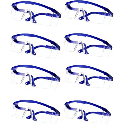 Dust and Splash-proof Safety Goggles with Clear Vision. Available In Black and Blue Frames To Protect Your Eyes.