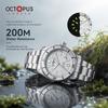 Octopus Kraken 39Mm 20Bar Automatic Dive Watch Oct-0018 NH35 Mechanical Watch AR Sapphire Waterproof Luminous C3 Mens Wristwatch