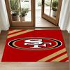 San Francisco 49ers Design Kristall-Samt-Teppich Weiche Dekorationsmatte für Schlafzimmer Eingang