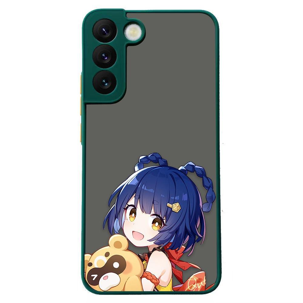 Genshin Impact Nydelig Jente Anime Støtsikkert Telefondeksel For Samsung Galaxy S22 Ultra S21 S20 FE S10 S9 S8 S10E Lite Plus 5G Deksel