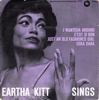 7inch Record EARTHA KITT - Eartha Kitt Sings 36836 Bertelsmann Sch Germany Jazz Used