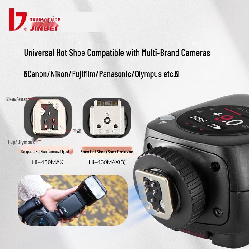 JINBEI Hi-460MAX Retro Hot Shoe TTL Flash