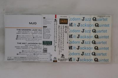 CD MODERN JAZZ QUARTET MILT JACKSON  MJQ VICJ23705 PRESTIGE 1992 Japan Obi Jazz Used