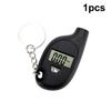Mini Keychain Style Tire Gauge Digital Lcd Display Car Tire Air Pressure Tester Meter Auto Car Motorcycle Tire Safety Alarm