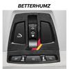 For BMW X1 F48 F49 2016- Made of Alcantara Reading Light Panel Trim Frame Stickers Car Interior Decoration Tuning Accessories