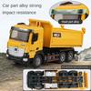 Huina Alloy Truck Model 1/50 Diecast Semi-Alloy Dump Truck Transporter Contruction Engineering Collection Model for Boys Gift
