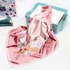 Women's Baotou Artificial Silk Satin Silk Scarf 90cm Printing Square Scarf Silk Scarf