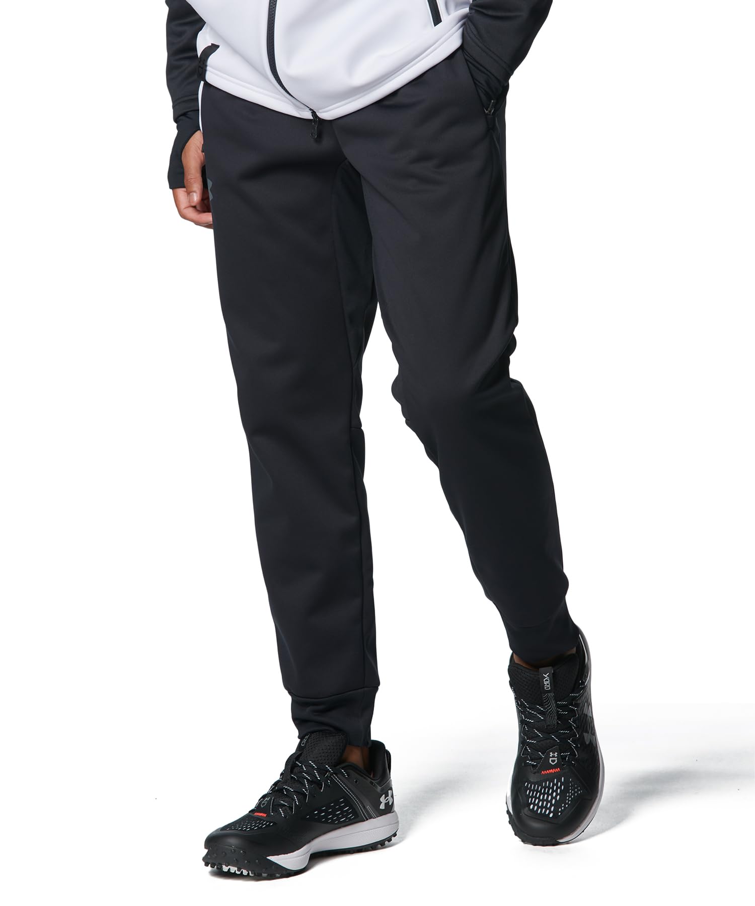 

Under Armour UA Winter Knit Black Pitch Medium 3-Layer Pants, Gray,