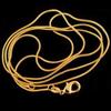 Gold Plated Minimalist Snake Chain Women Daily Wear Necklace