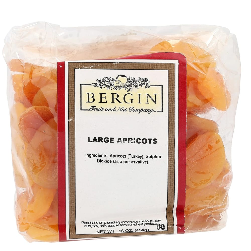 Bergin Fruit and Nut Company Dried Large Apricots 454g (16oz) 454g - 1 ea