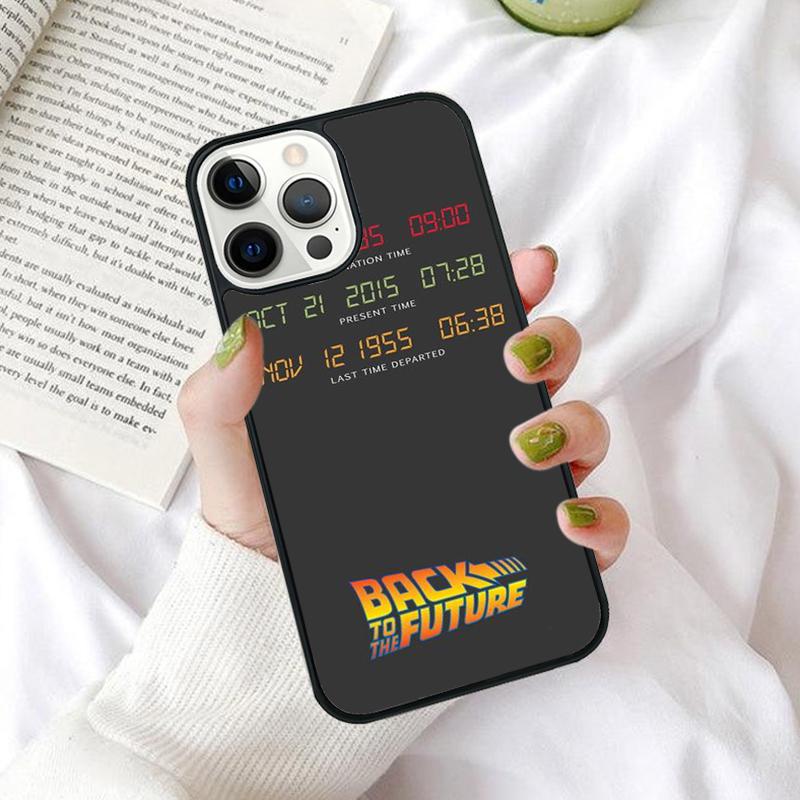 Back To the Future Flux Capacitor Phone Case for iPhone 17 Air 16 Coque 15 14 12 13 PLUS 11 PRO MAX Cover Fundas Shell