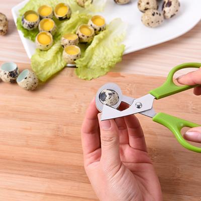 Forbici per Uova di Quaglia con Manico Antiscivolo Taglia Guscio d'Uovo Lama in Acciaio Inossidabile Cesoie Taglia Uovo Strumento da Cucina Facile da Pulire per Taglio Preciso