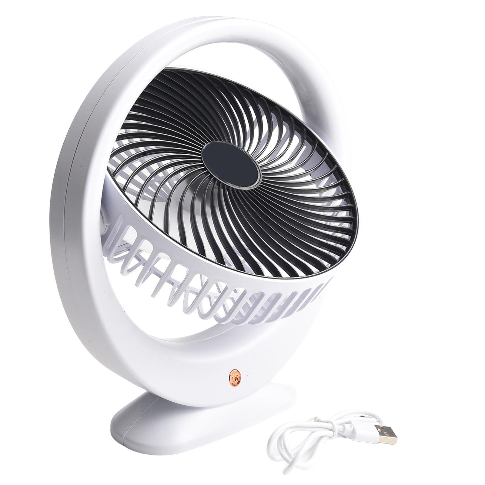 

Compact USB Fan for Desktop with Strong Wind and Quiet Operation Suitable for Student Dormitory and Office Use Rechargeable