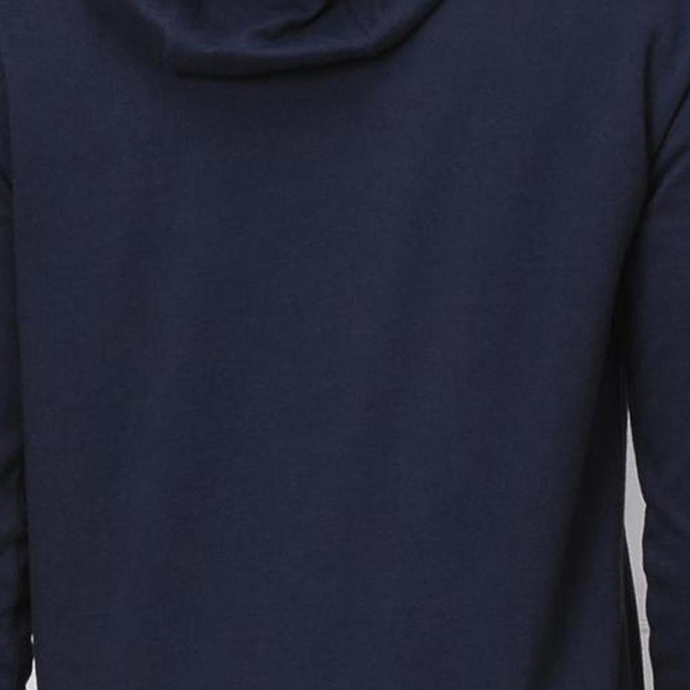 Emporio Armani EA7 FW21 Hooded Letter Print Sweatshirt Men sweatshirt Blue 3GPM62-J05Z-1554