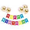 Internet Celebrity Birthday Mermaid Tail Flag Decoration for Baby’s First Birthday Party - Banner, Garland, String Lights & Balloons