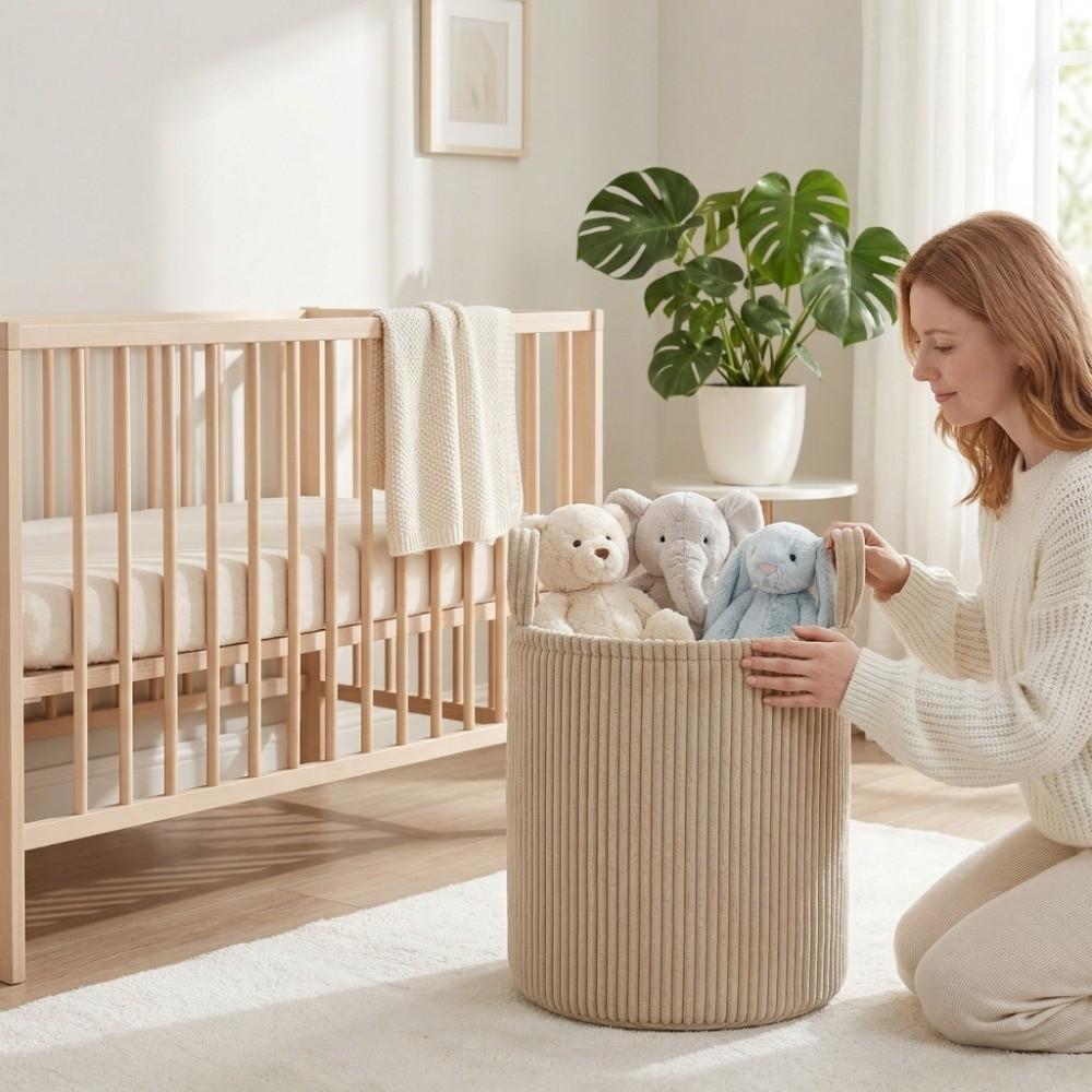 Folding Clothes Toys Organizer Large Capacity Sundries Organizer Storage Hamper Balcony