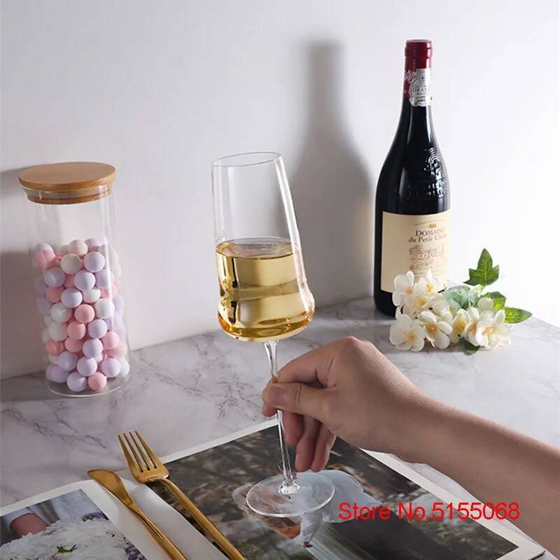 Cloud Design Ultra-Thin Bordeaux Red Wine Glass Crystal Thin Stem Burgundy Goblet Light Luxury Wedding Party Champagne Flute Cup