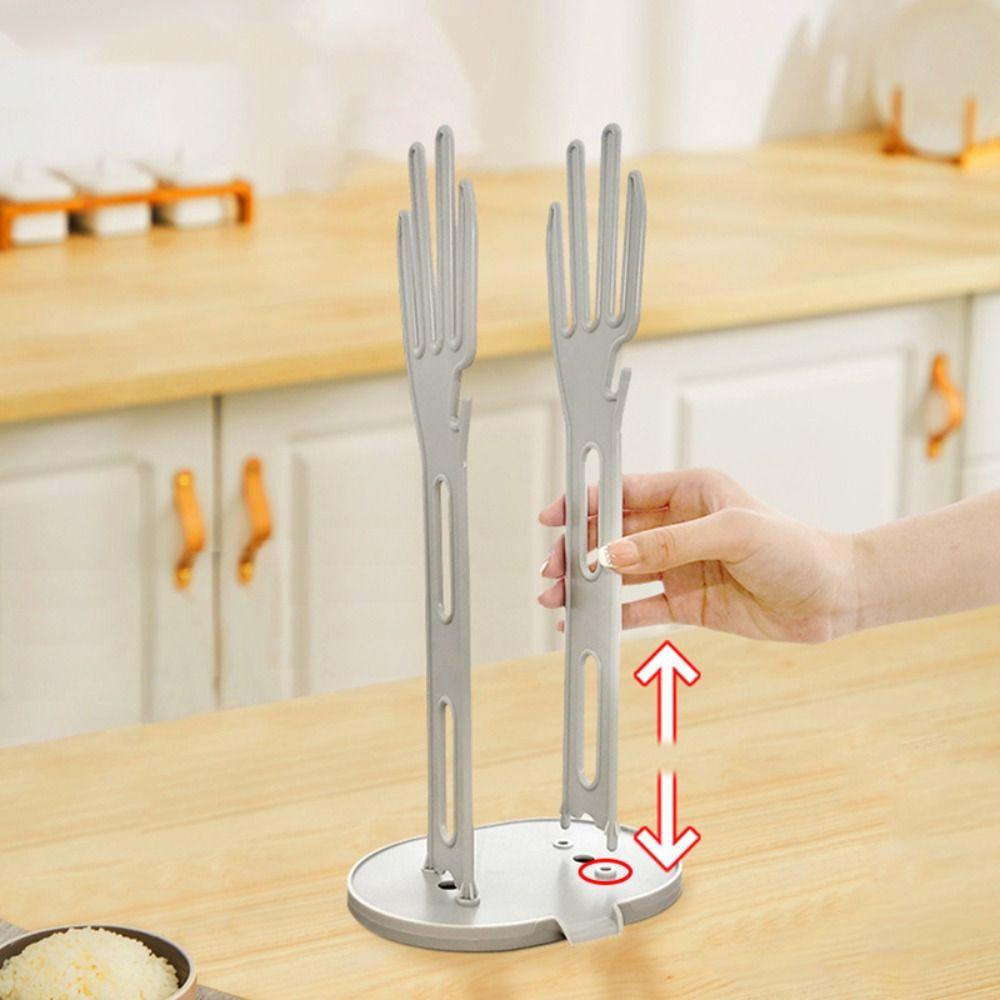 Draining Rag Rack Multifunctional Storage Rack Durable Glove Rack  Detachable