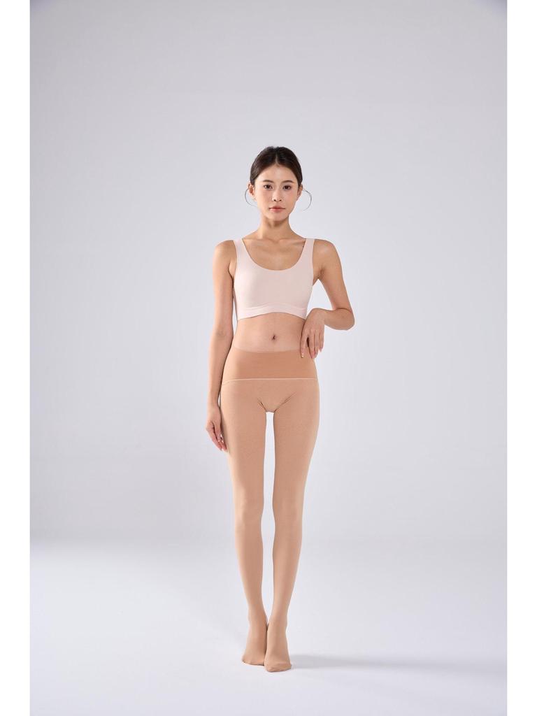 6509K 360-Degree Seamless Unisex Pantyhose for Bare-Leg Look