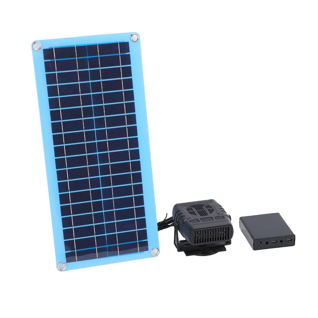 Solar Heater with Monocrystalline Solar Panel 30w Adjustable Solar Powered Heater for Pet House Car