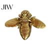 Elegant Gold Bee Wall Art Vintage Gilded Resin Figurine, Lifelike 3D Insect Sculpture with Built-In Desktop Decorative Pieces Hook, Light Luxury