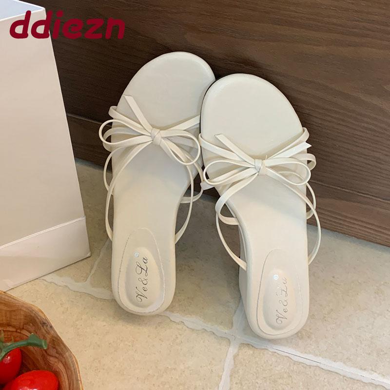 Fashion Fashion Shallow Ladies Wedges Low Heel Sandals Shoes Female Summer Beach Round Toe Women Wedges Slides Sandals Shoes Slippers