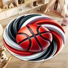 "Vibrant Basketball-Themed Rug for Sports Enthusiasts" Round Carpet for Home Sofa Bedroom, Gift