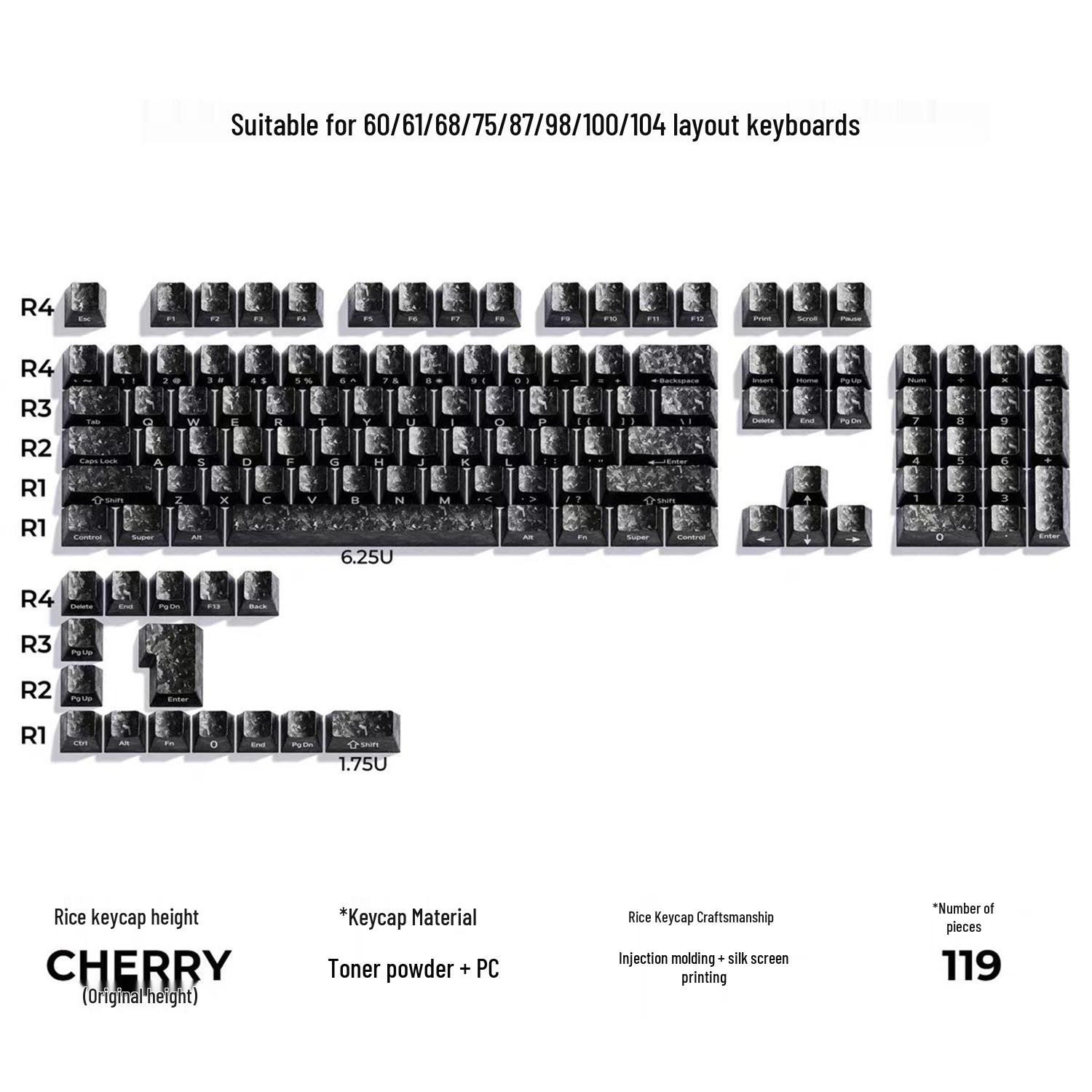 

Кастомний Wooting60HE: Вуглецеві кейкапи з бічним гравіюванням та прозорим RGB