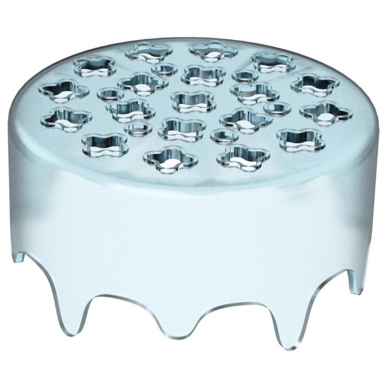 Silicone Grid Insert Flexible Floral Stem Holder For Floral Arrangements And Makeup Brush Storage