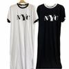 Korean Loose Slimming Plus Size T-Shirt Dress - Women's Versatile Summer 2025 Long Dress