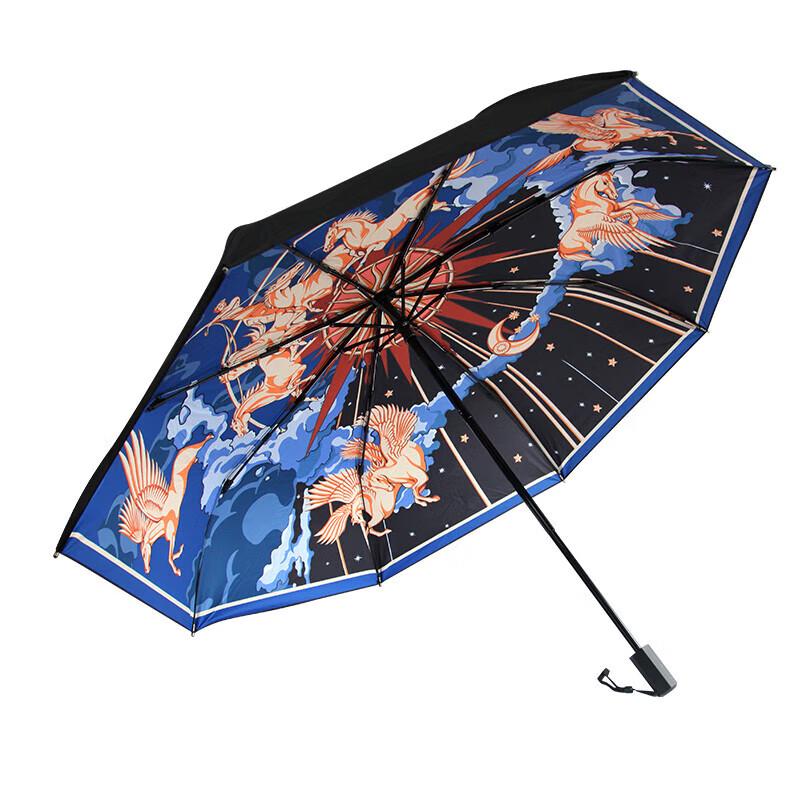 Aurora Dawn Mulberry Silk Scarf & Umbrella Set