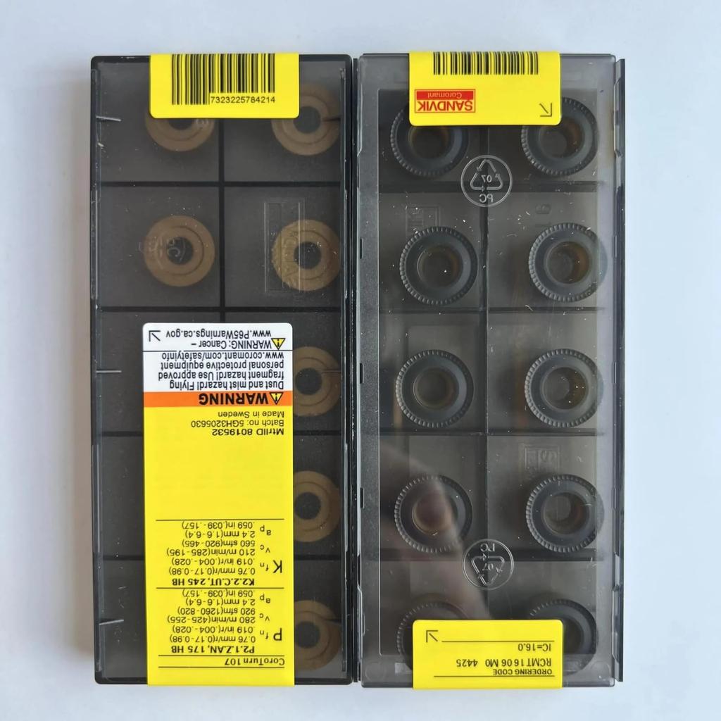 Oriģināls Sandvik / RCMT1606M0 4425  / CNC virpas karbīda plāksnīte 10 gab.